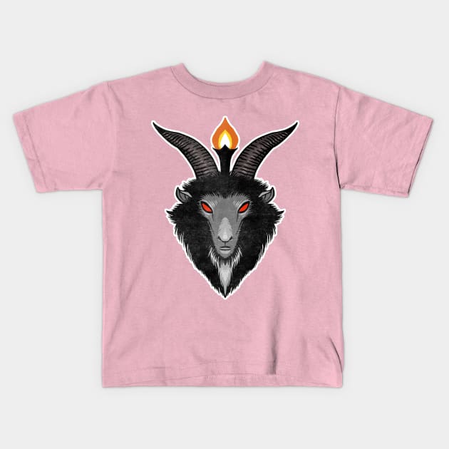 Baphomet Kids T-Shirt by RealmsOfNowhere